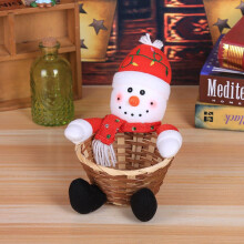 (Snowman,S（12*18cm）)Cesta de doces de Natal infantil caixa de doces frasco presente enfeite de Natal decoração para casa