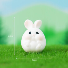 (StyleD)Mikro Landschaft Hase Dekorationen Gartenarbeit Cartoon Tier Harz Zubehör
