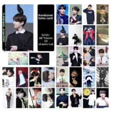 (Jung Kook 01)Bts Jung Kook Kim Tae Hyung Jimin Min Yoon Gi Character Pattern 30pcs Cards