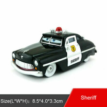 (Sheriff)Pixar Cars Figures Mini Pvc Action Figure Model Toy Dolls Classic Kid 48cm Toys