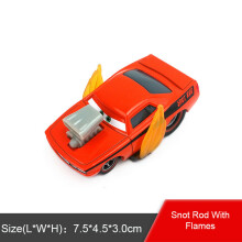 (Snot Rod With Flames)Pixar Cars Figures Mini Pvc Action Figure Model Toy Dolls Classic Kid 48cm Toys