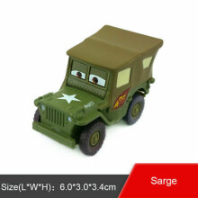 (Sarge)Pixar Cars Figures Mini Pvc Action Figure Model Toy Dolls Classic Kid 48cm Toys