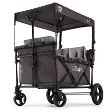 FableKids LEO X4Plus with roof foldable trolley Fossil Grey