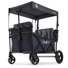 FableKids LEO X4Plus with roof foldable trolley Blueberry Blue