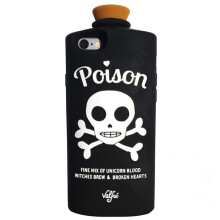 (Poison,IPhone 6 Plus)For 5 6 6s Plus Silicone Phone Case Tears Cat Shell Prison Casual Pill