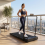 Under Desk Treadmill Walking Pad 8KM/H Folding Running Machine W/ Incline Remote 1