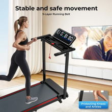 Walking Pad Treadmill with Incline 6.5% Speed 12 km/h With Handle Home/Office