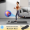Under Desk Running Treadmill with Incline Remote Control Bluetooth Walking Home 1