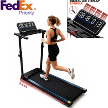 Portable Treadmill with Handle Manual Incline Walking Pad Machine Home Office