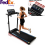 Portable Treadmill with Handle Manual Incline Walking Pad Machine Home Office 1