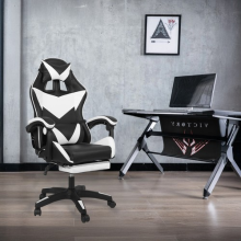 Ergonomic Gaming Chair with Footrest Recliner Swivel Office Computer Desk Chair
