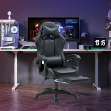 Ergonomic Gaming Chair Desk Computer with footrest Reclining Swivel Office Chair