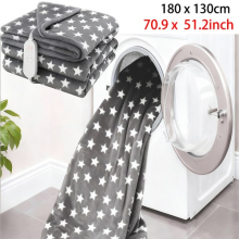 Electric Heated Throw Blanket Double Overblanket Washable Soft Fleece Sofa / Bed