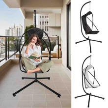 Garden Hanging Egg Chair Outdoor Seat Cloth Pod Swing Hammock Folding Patio