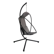 Patio Garden Cloth Hanging Chair Stand Hammock Egg Chair for Indoor & Outdoor