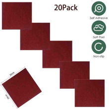 Carpet Tiles Premium Red Flooring for Office & Home 5m² 20Tiles Commercial Grade