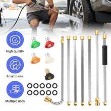 Pressure Washer Extension Wand Set Power Washer Lance Gun Attachment 4000PSI UK