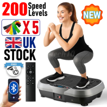 Power Vibration Plate Exercise Body Shaker Massager Vibrating Machine Platform