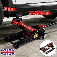 Trolley Jack 3 Ton Tonne Low Profile Hydraulic Floor Lifting Car Van Garage Tool