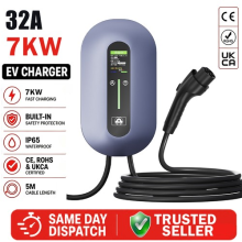 32A 7KW EV Charger Type 2 Electric Vehicle Charger Home Car Charging Station