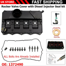 For 06-14 Ford Transit MK7 2.2- Rocker Cover Camshaft Cover Injector Seals`Bolts