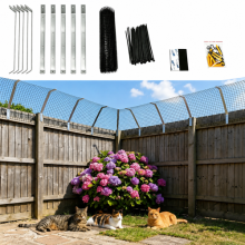 20M Pet Fencing Cat Garden Yard Proofing Security Retaining Enclosure Kits