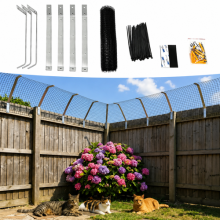 15M Pet Fencing Cat Garden Yard Proofing Security Retaining Enclosure Kits