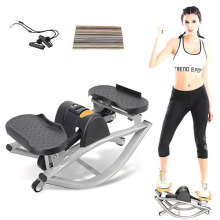 Multifunctional Exercise Bike W/LCD Monitor Elastic Resistance Bands FitnessGear
