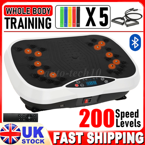Power Vibration Plate Vibrating Machine Platform Exercise Body Shaker Massager