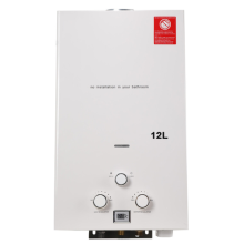 12L Instant Hot Water Heater Tankless Gas Boiler LPG Propane with Shower Kit