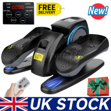 Under Desk Elliptical Machine Compact Electric Leg Foot Pedal Exerciser Trainer