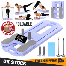 8 in 1 Fitness Board Pilates Reformer Foldable Multifunctional for Home Workouts