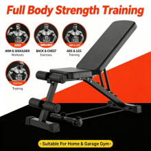 Weight Bench Adjustable Fitness Weight Bench Incline Decline Bench for Home Gym