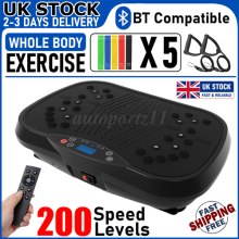 Vibration Plate Power Exercise Body Massager 200Speed Vibrating Machine Platform