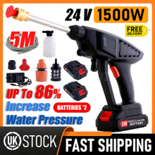 Battery 24V Portable Cordless Car High Pressure Washer Jet Water Cleaner Gun NEW