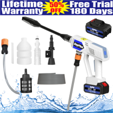 Battery Portable Cordless Car High Pressure Washer Jet Water Wash Cleaner Gun
