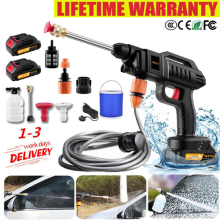 Cordless Car Pressure Washer Water High Power Jet Wash Cleaner Portable 2Battery