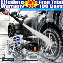 High Pressure Washer Portable Cordless Car Jet Water Wash Cleaner Gun& Battery