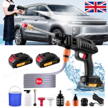 Cordless Electric High Pressure Water Spray Car Gun Portable Washer Cleaner Yard