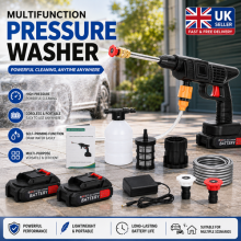 Portable Cordless Car High Pressure Washer Jet Water Wash Cleaner Gun Battery