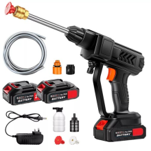Portable Cordless Car High Pressure Washer Jet Water Wash Cleaner Gun 2Batteries