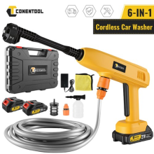 Portable Cordless Car High Pressure Washer Jet Water Wash Cleaner Gun + Battery