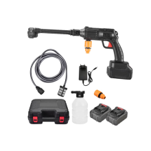 2 Battery Cordless High Pressure Washer Jet Water Wash Car Portable Cleaner Gun