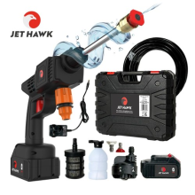 Jet Hawk Portable Cordless Car Garden High Pressure Washer Jet Water Gun Washer