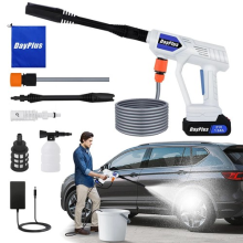 Car High Pressure Washer Cordless Portable Battery Jet Water Wash Cleaner Gun UK