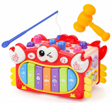 Crab Baby Activity Cube with Music Lights Shape Sorter & Educational Games Interactive Learning Toy