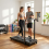 Foldable Treadmill Bluetooth Walking Pad 8KM/H Electric Running Machine W.Handle 2