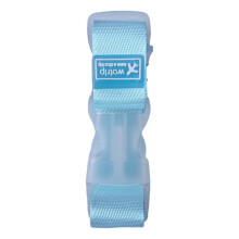 (Blue)Nylon Travel Luggage Strap With Secure Buckle Multiple Colors Anti Loss Durable