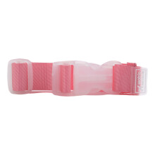 (Pink)Nylon Travel Luggage Strap With Secure Buckle Multiple Colors Anti Loss Durable