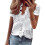 (Letter,M)Damen-T-Shirt V-Ausschnitt Rüschen Kurzarm Damen Freizeit Basic Bluse Shirts Tops 1